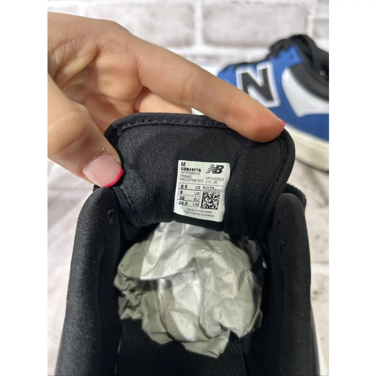 New Balance shoes - New Balance 480 - Blue 1