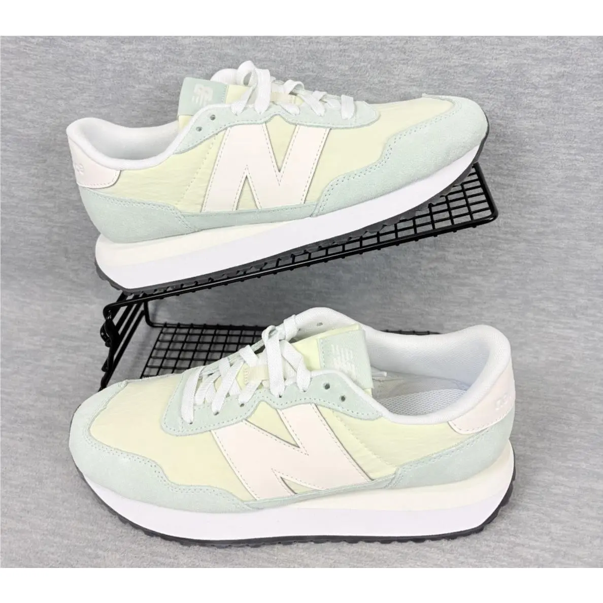 New Balance 237 Lifestyle Sneakers Womens 9.5 M Green Mesh Walking Comfort Retro
