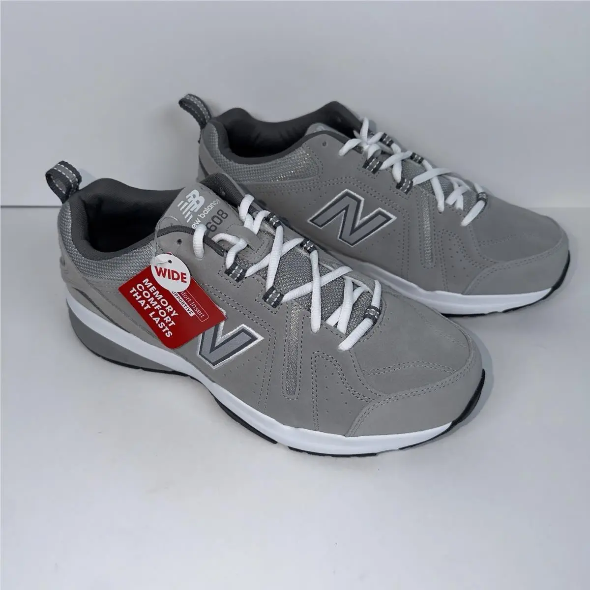Men`s New Balance 608V5 Gray New w/ Box- 608 v5 NB 608 Men’s 10.5E Wide MX608UG5