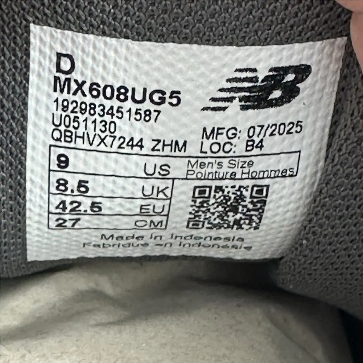 New Balance shoes - New Balance 608 - MX608UG5 - Gray, Manufacturer: Team Away Grey/Castlerock (UPC: 192983451587) 13