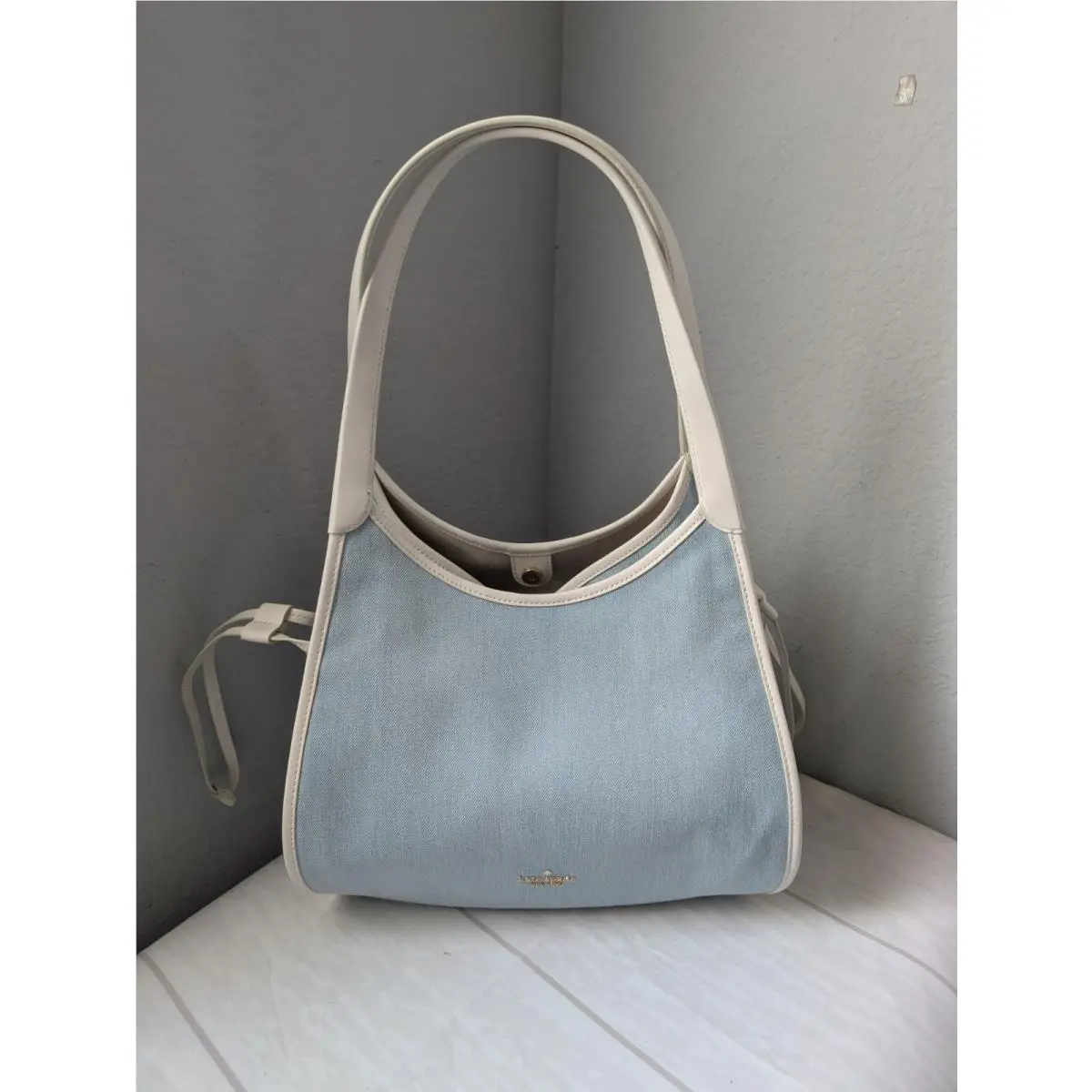 Kate Spade K0138 Stash Medium Denim Carryall Tote Bag