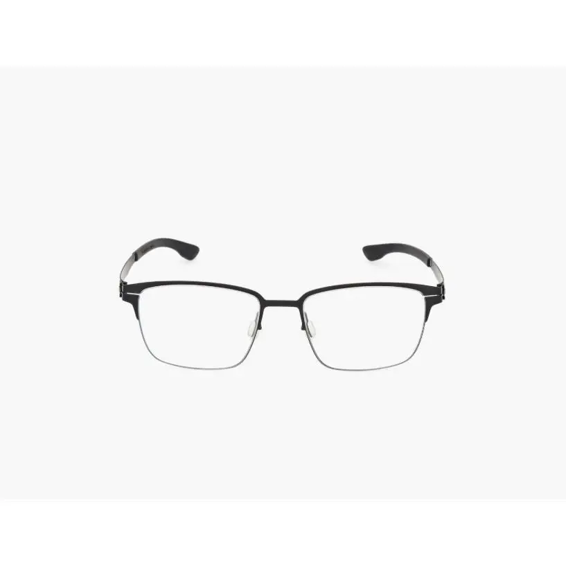 ic Berlin Eyeglass Frames Kenny Black 53mm