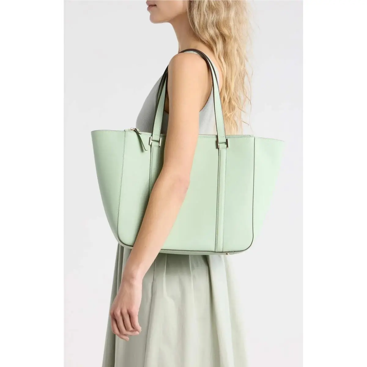 Newbury Lane Briar Tote Women OS Pistachio Green Saffiano Leather by Kate Spade