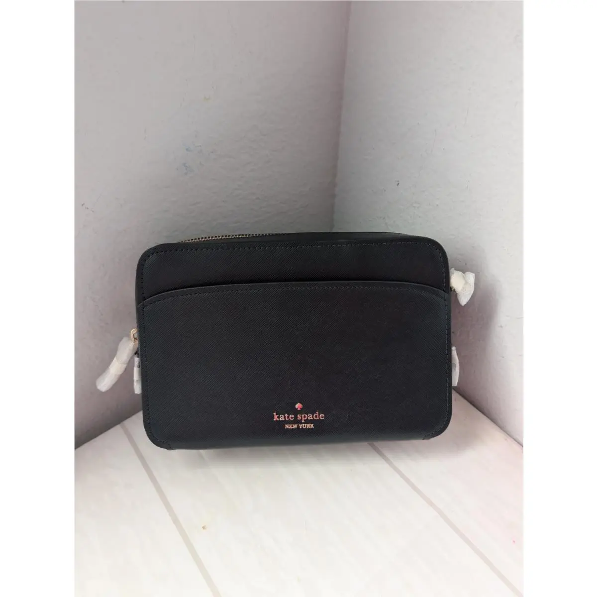 Kate Spade Lauryn Camera Bag Crossbody In Black