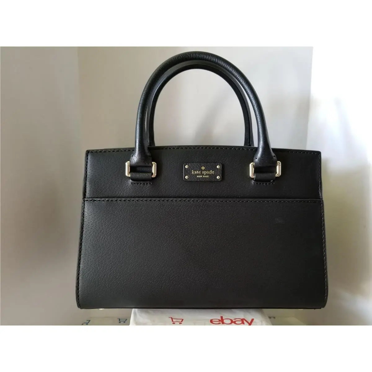 Kate Spade Grove Street Small Caley Leather Satchel - Black