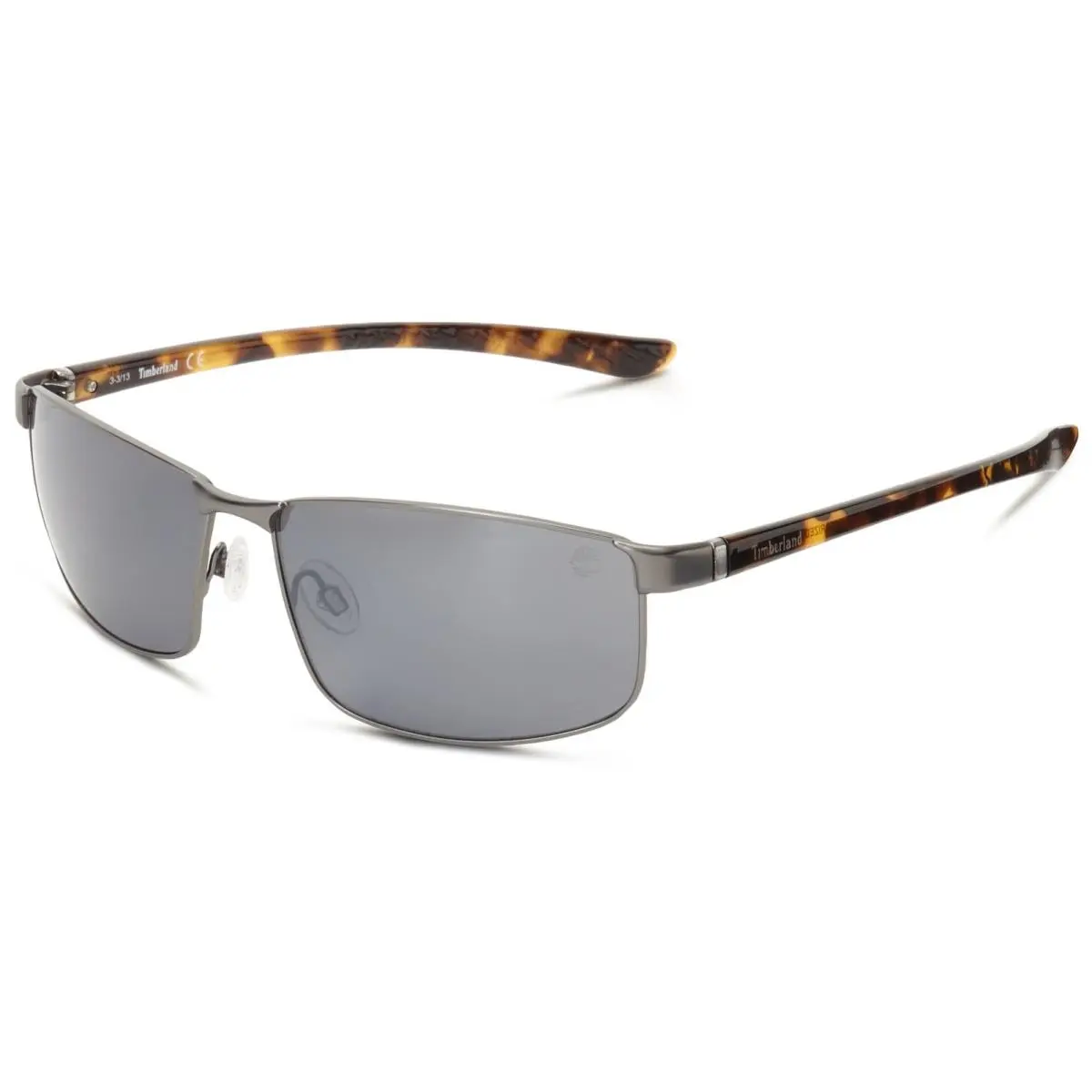 Men`s TB9035SW6109D Polarized Wrap Sunglasses Gunmetal 61 mm by Timberland