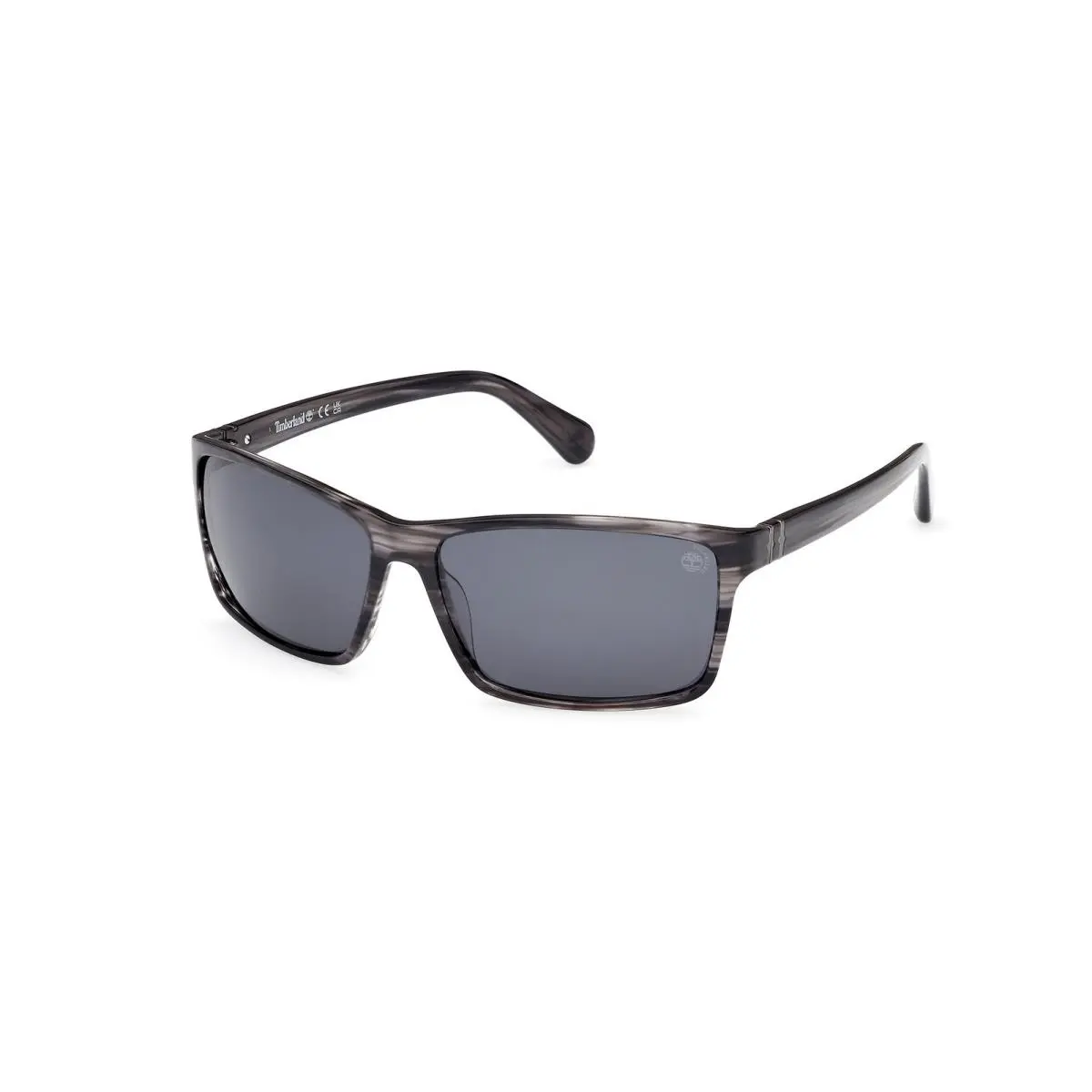 Timberland TB00032 01R Acetate Shiny Black Green Polarized 64mm Men`s Sunglasses