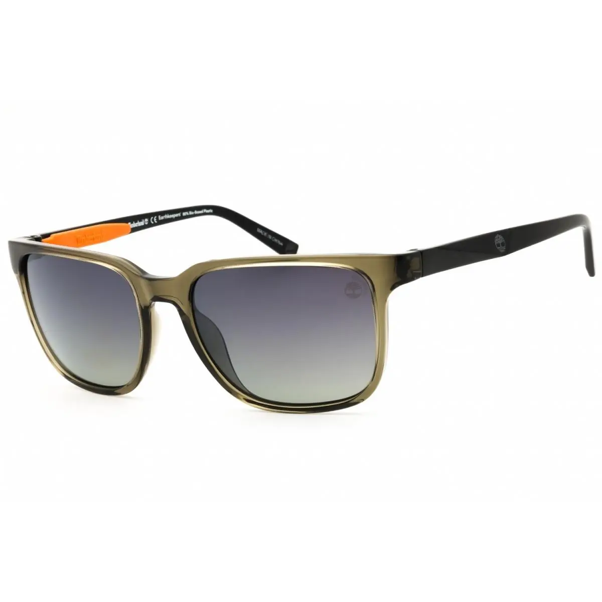 TB9273 97D Matte Dark Green/smoke Polarized 56-18-140 Sunglasses by Timberland