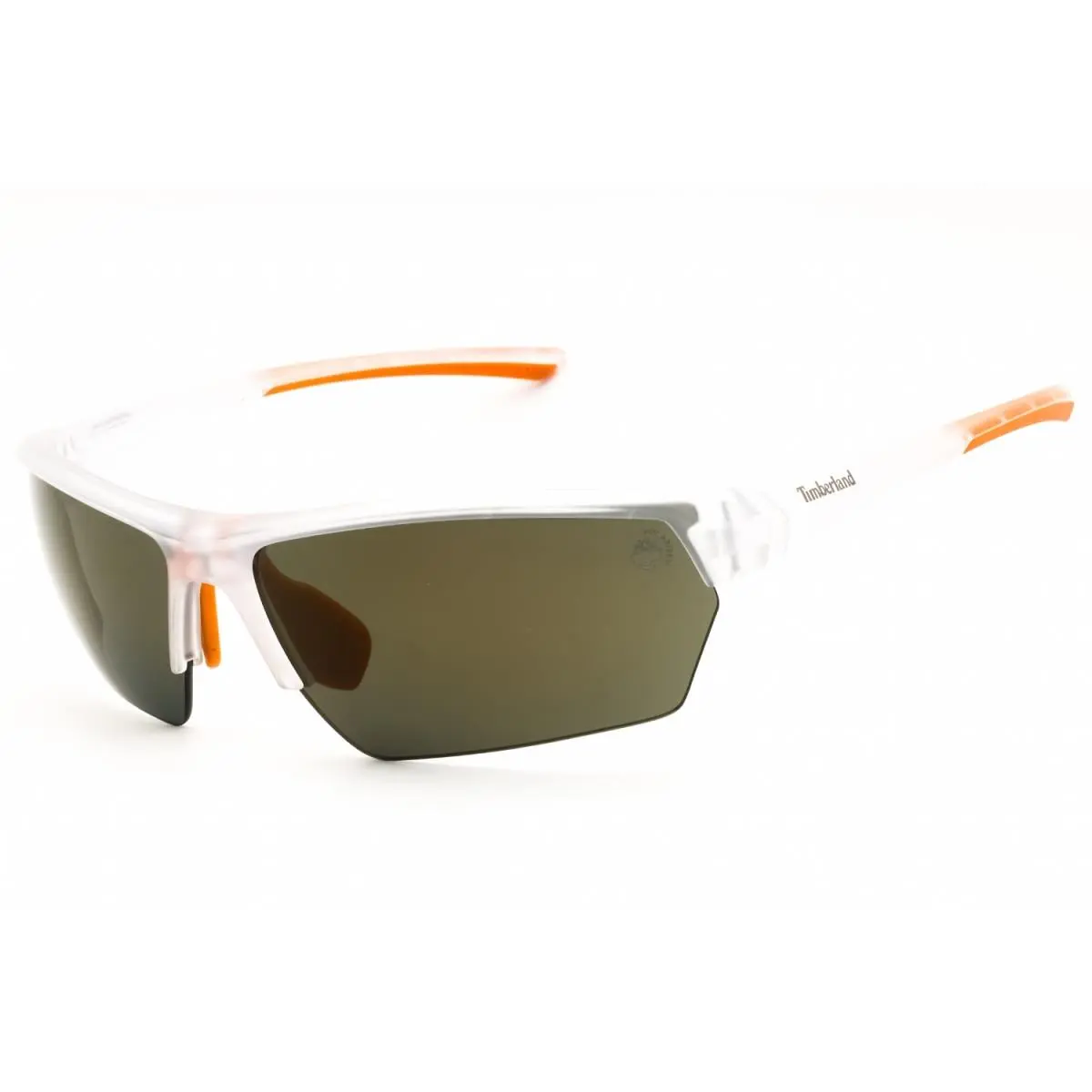Timberland TB9294 26R Crystal/green Polarized 72-17-130 Sunglasses