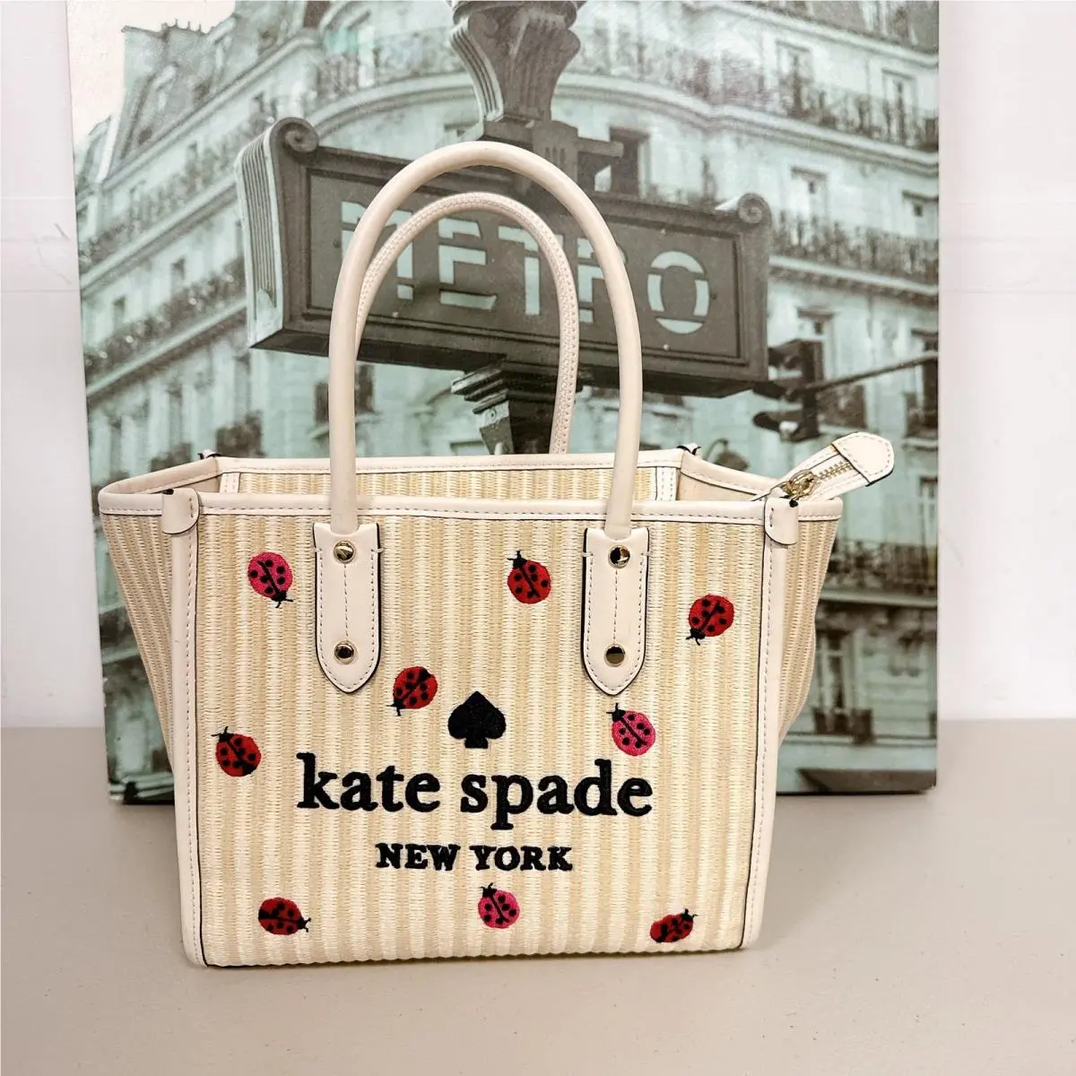 KA637 Ella Dottie Ladybug Small Tote by Kate Spade