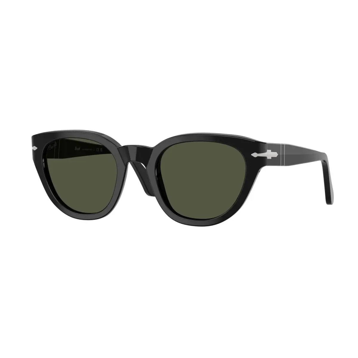 Persol PO3379S 95 31 Black Green 54 mm Unisex Sunglasses