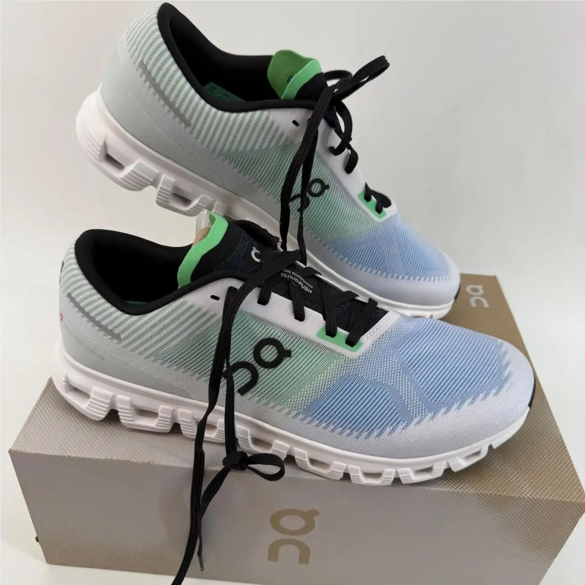 On Cloud 6 Push Horizon Honeydew Men Running Shoes Sneakers US 11.5 EU 46