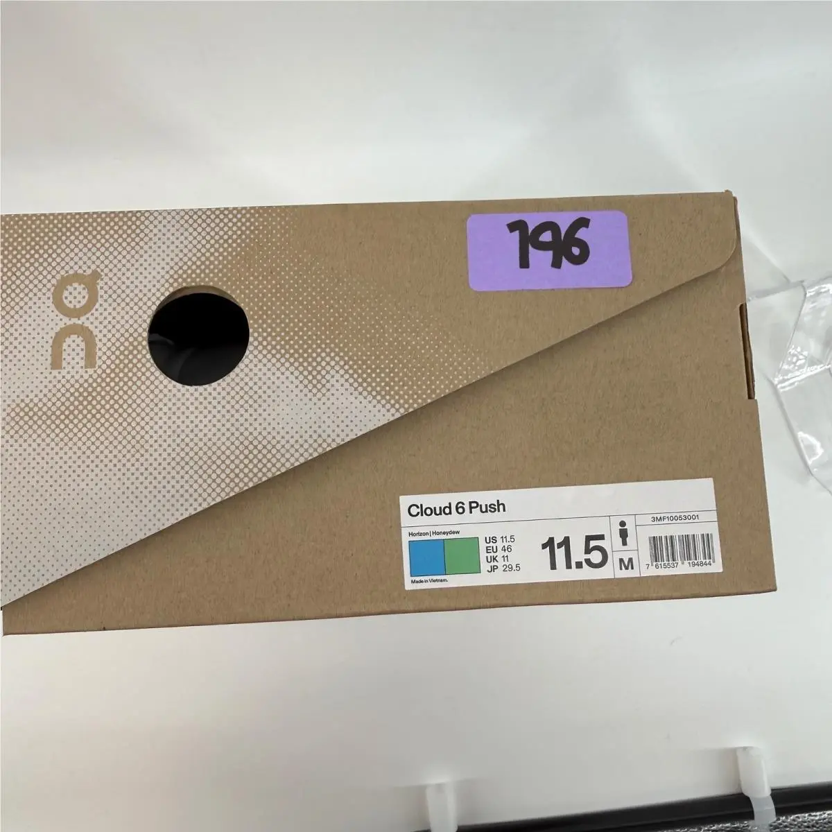On-Running shoes - Cloud 6 Push - Cloud Push - White 6