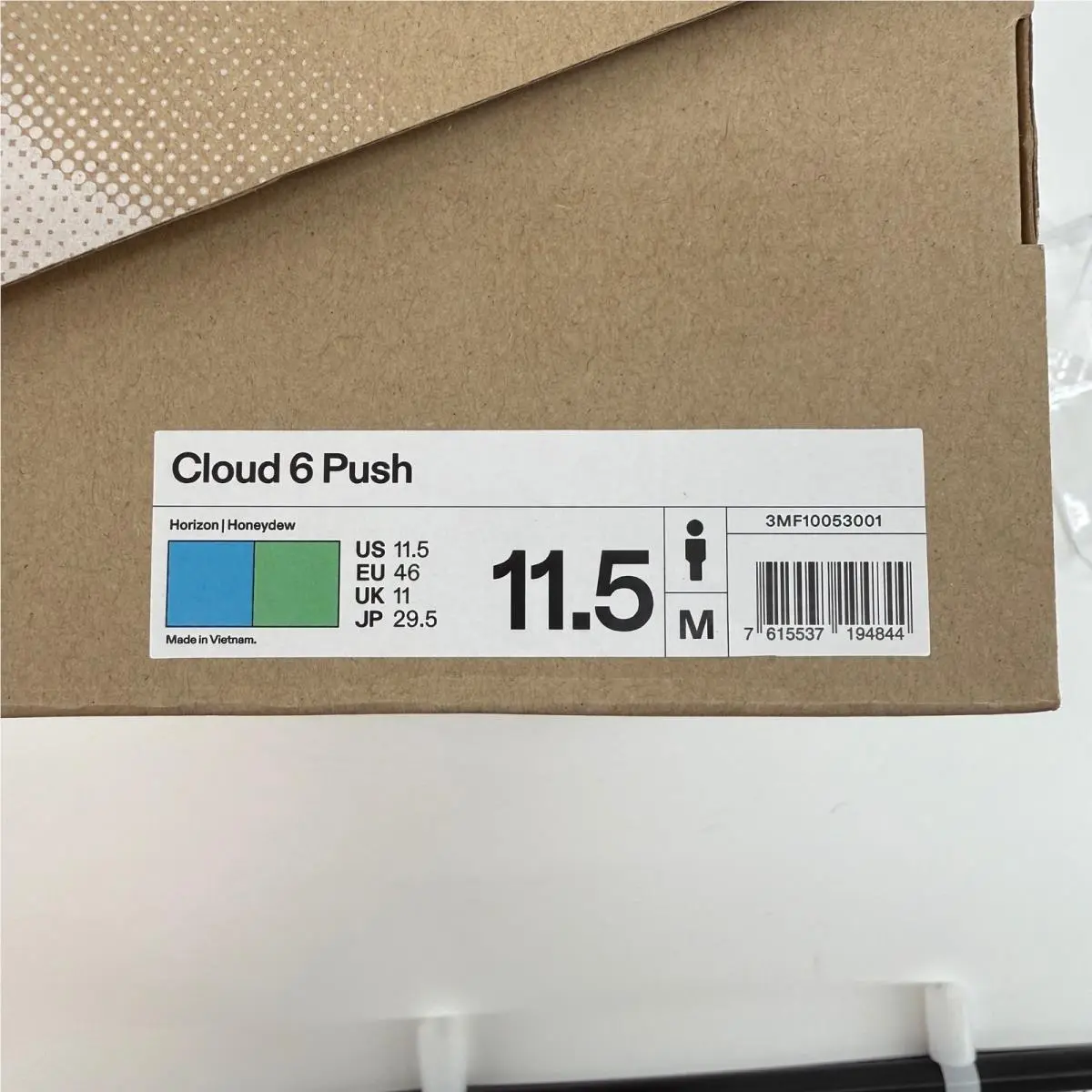 On-Running shoes - Cloud 6 Push - Cloud Push - White 5