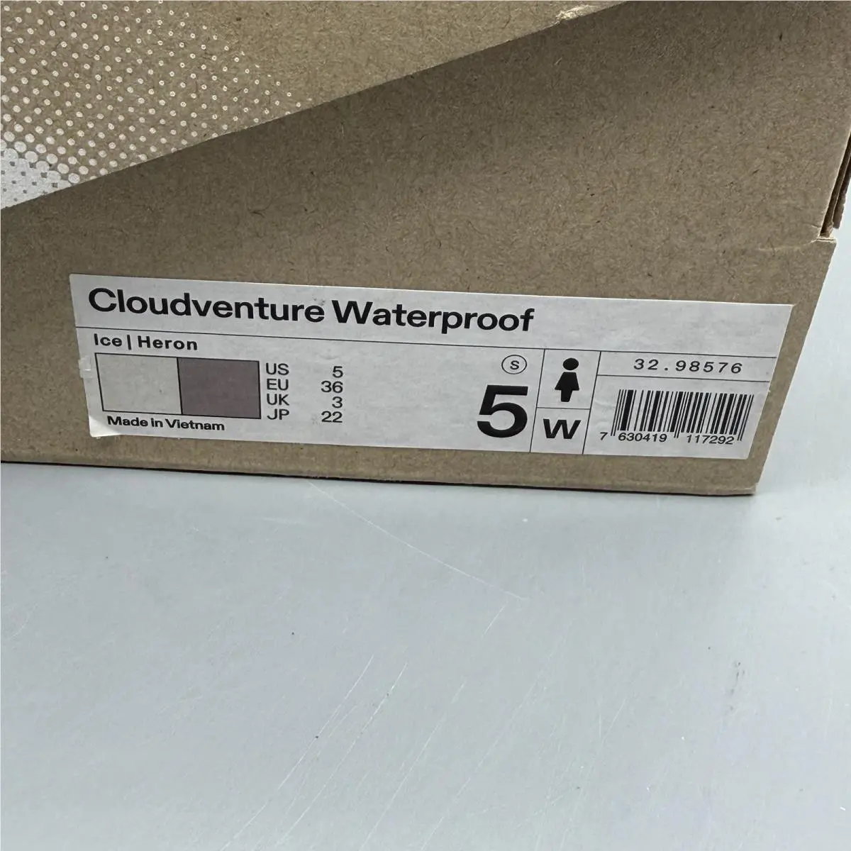 On-Running shoes - On Cloudventure Waterproof - Cloudventure Waterproof - 3298576 - Ice/Heron (UPC: 7630419117292) 12