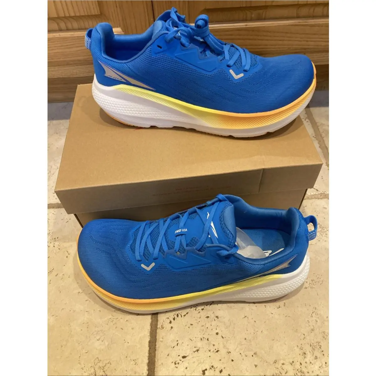 Altra shoes - ALTRA FWD VIA - FWD VIA - AL0A85PN470 - BLUE YELLOW (UPC: 197804630561) 1