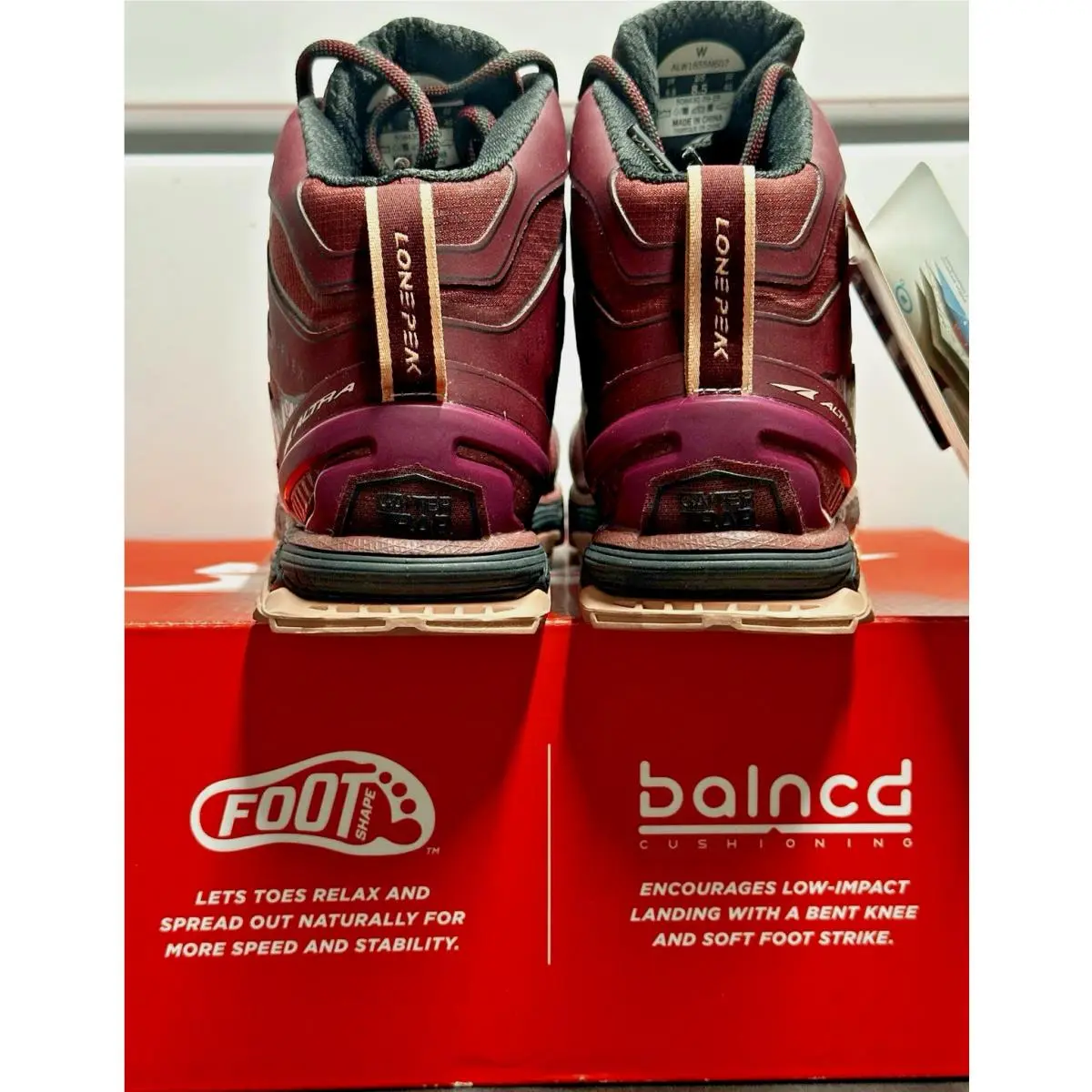 Altra shoes - ALTRA Lone Peak 4 - Lone Peak - ALW1855N607 - Wine 6