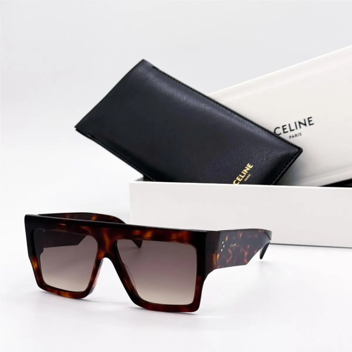 Sunglasses CL40092I 52F Havana Women Eyewear by Celine