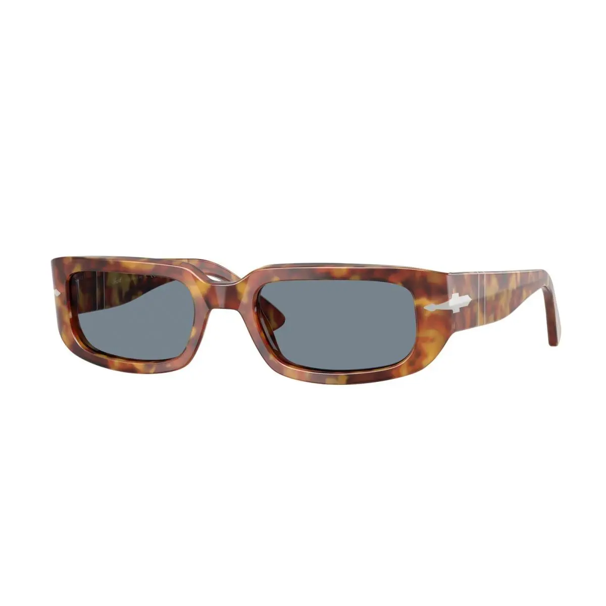 Persol PO3385S 106 56 Mel Brown Tortoise Light Blue 53 mm Unisex Sunglasses