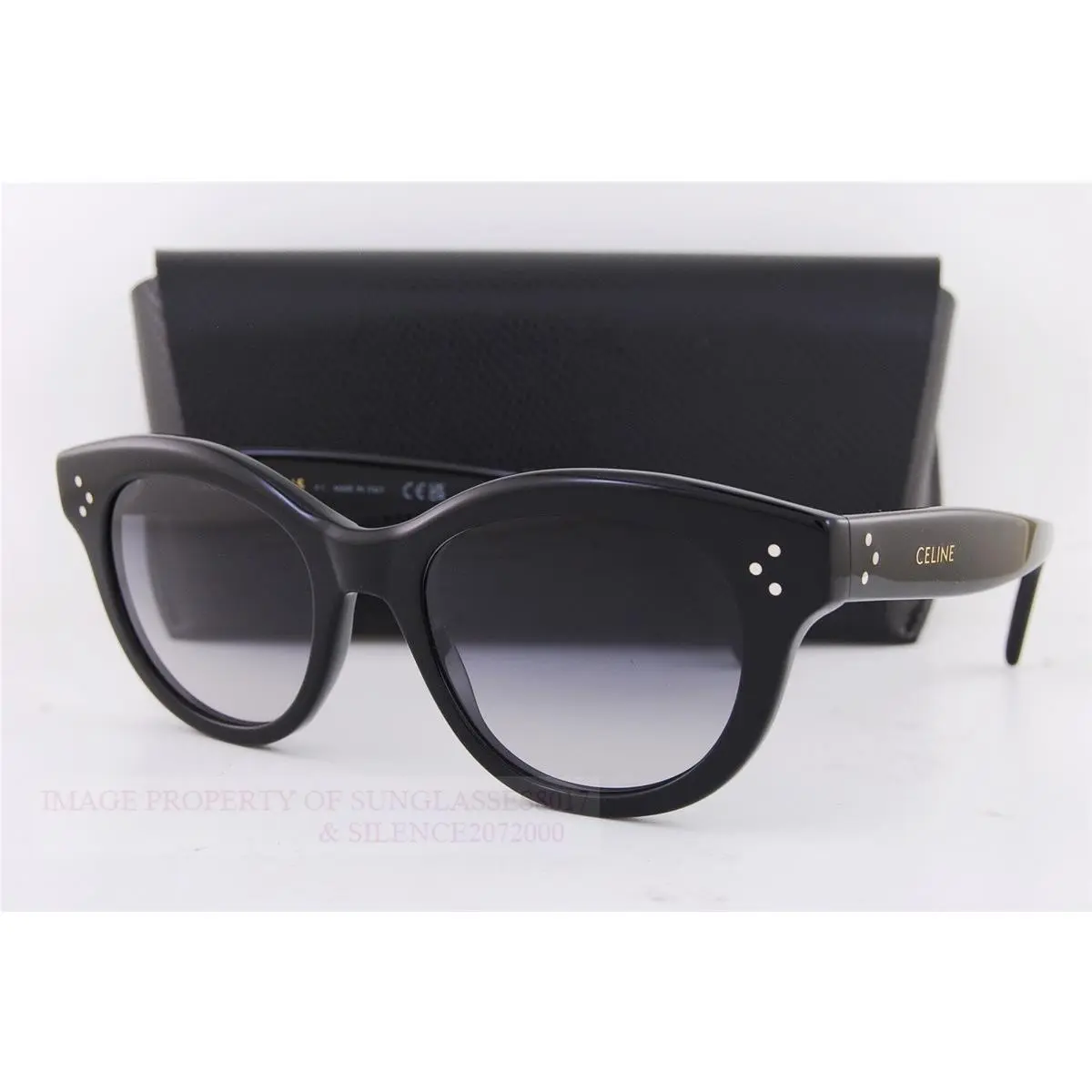 Sunglasses CL 40332I 01B Black/gradient Grey For Women by Celine