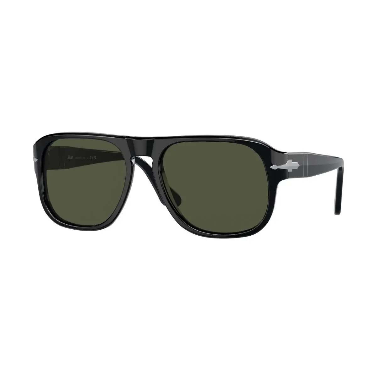 PO3310S 95 31 Black Green 57 mm Unisex Sunglasses by Persol