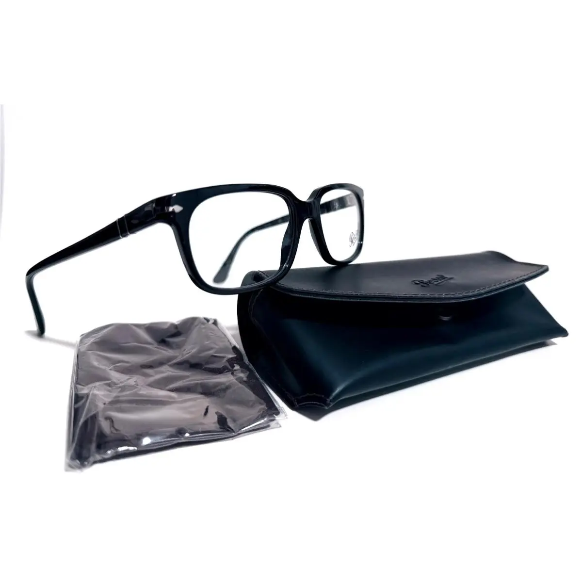 Persol PO 3131-V 95 Black RX Eyeglasses 54-18-145 MM Italy W/case