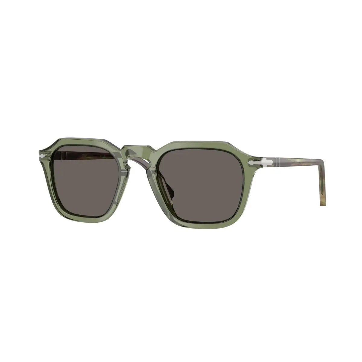 Persol PO3292S 1226B1 Transparent Green Dark Grey 52 mm Unisex Sunglasses