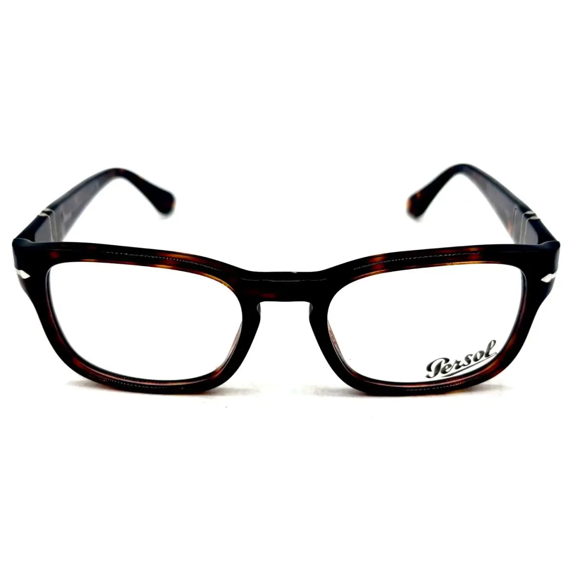 Persol PO3334V 24 Eyeglasses Tortoiseshell Blue Light Lenses Mens Size 51