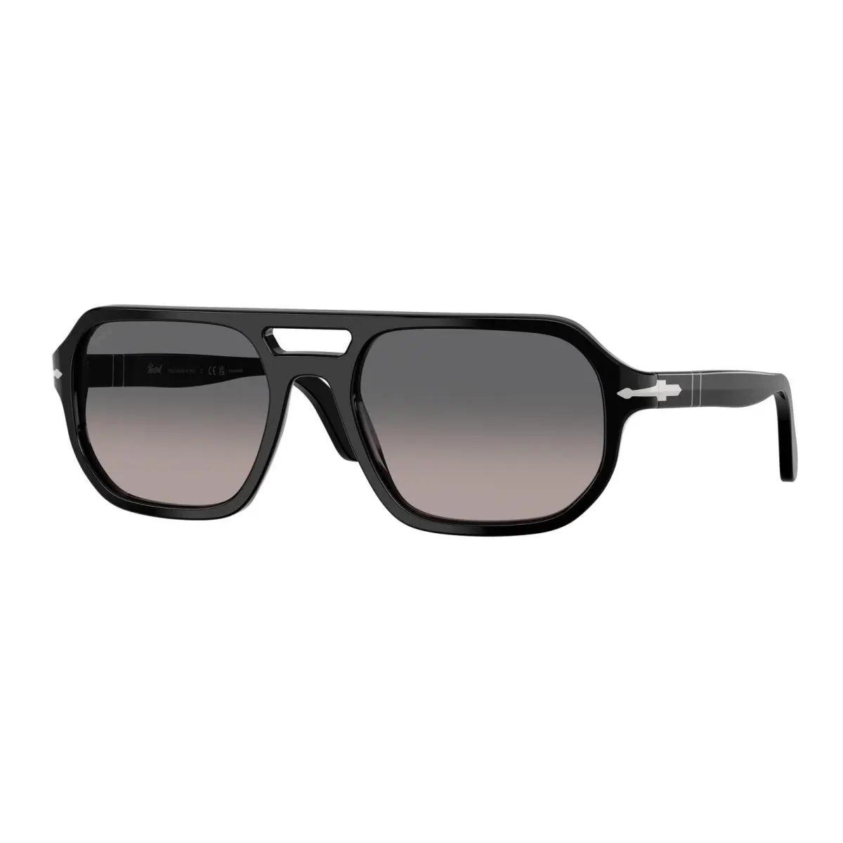 Persol PO3393S 95 M3 Guido Black Gradient Grey Polarized 59 mm Unisex Sunglasses