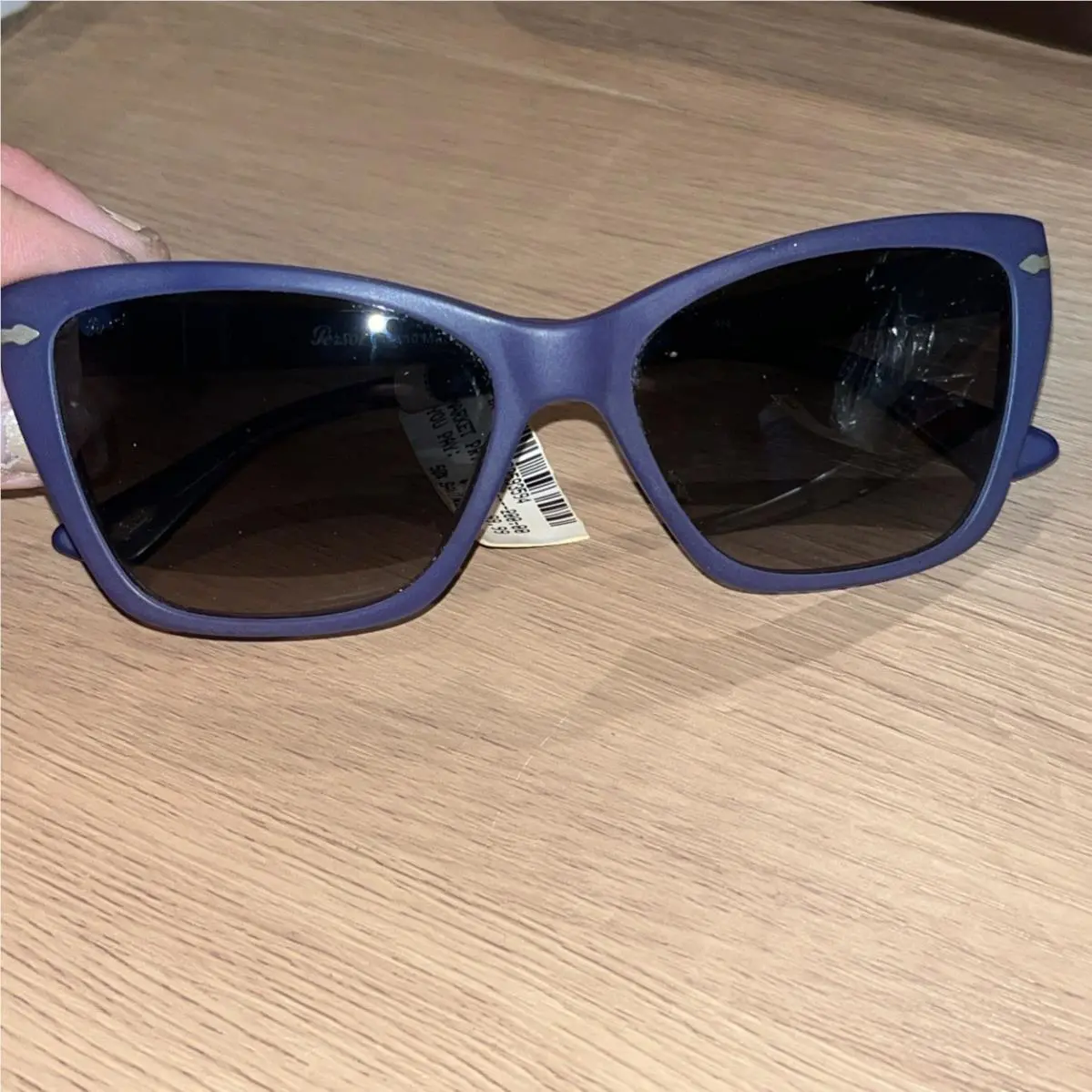 Persol Sunglasses Iridescent Frame Grey Gradient Lens Handmade Italy 3023-S