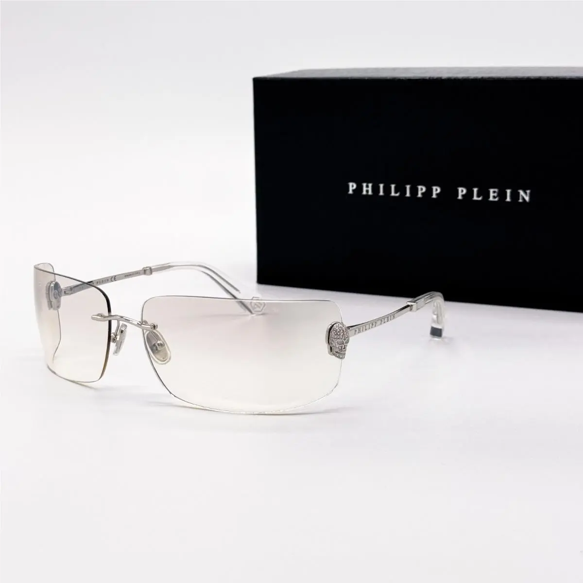 Philipp Plein Sunglasses SPP027V 579X Silver Women Eyewear