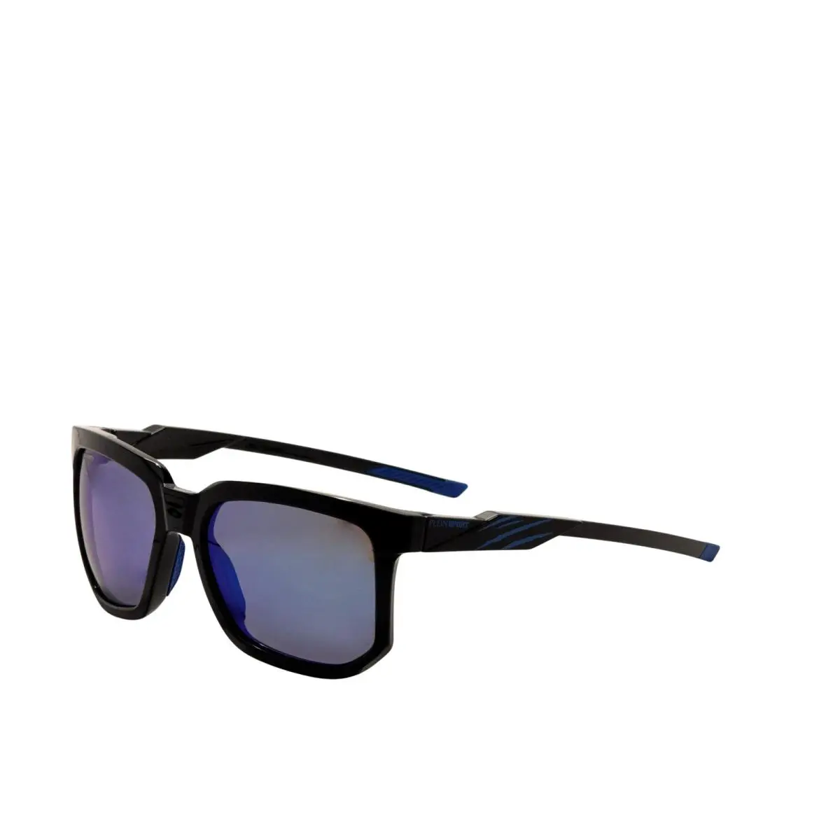 Philipp Plein Men`s 56 mm Total Shiny Black Sunglasses SSP01156Z42Z