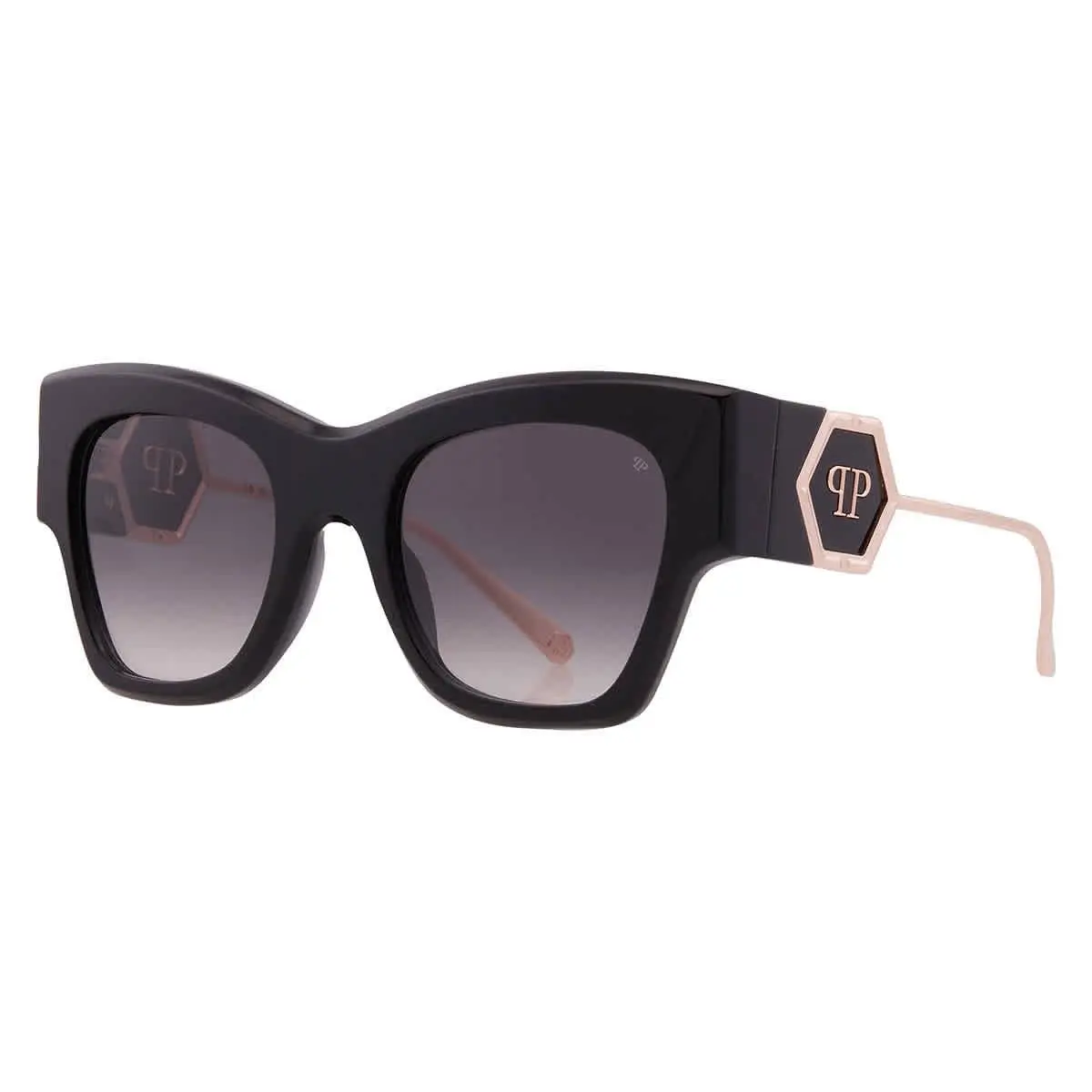 Philipp Plein Smoke Butterfly Ladies Sunglasses SPP120M 0700 53 SPP120M 0700 53