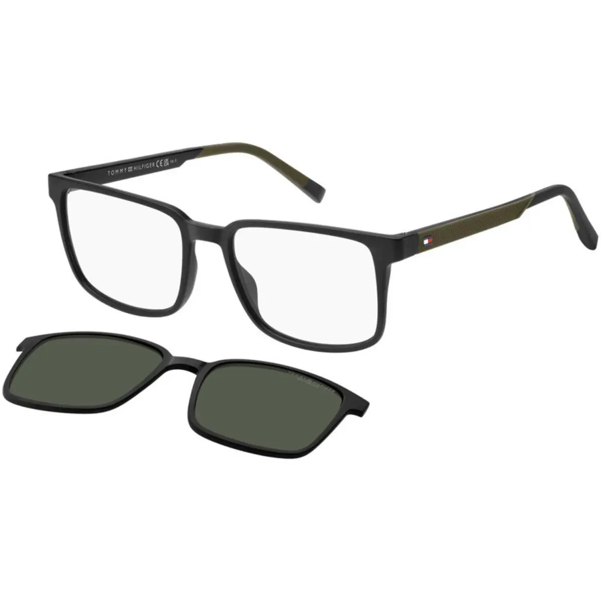 Tommy Hilfiger TH 2145 /cs Zjuc Uc Green Polarized Size 55 Sunglasses