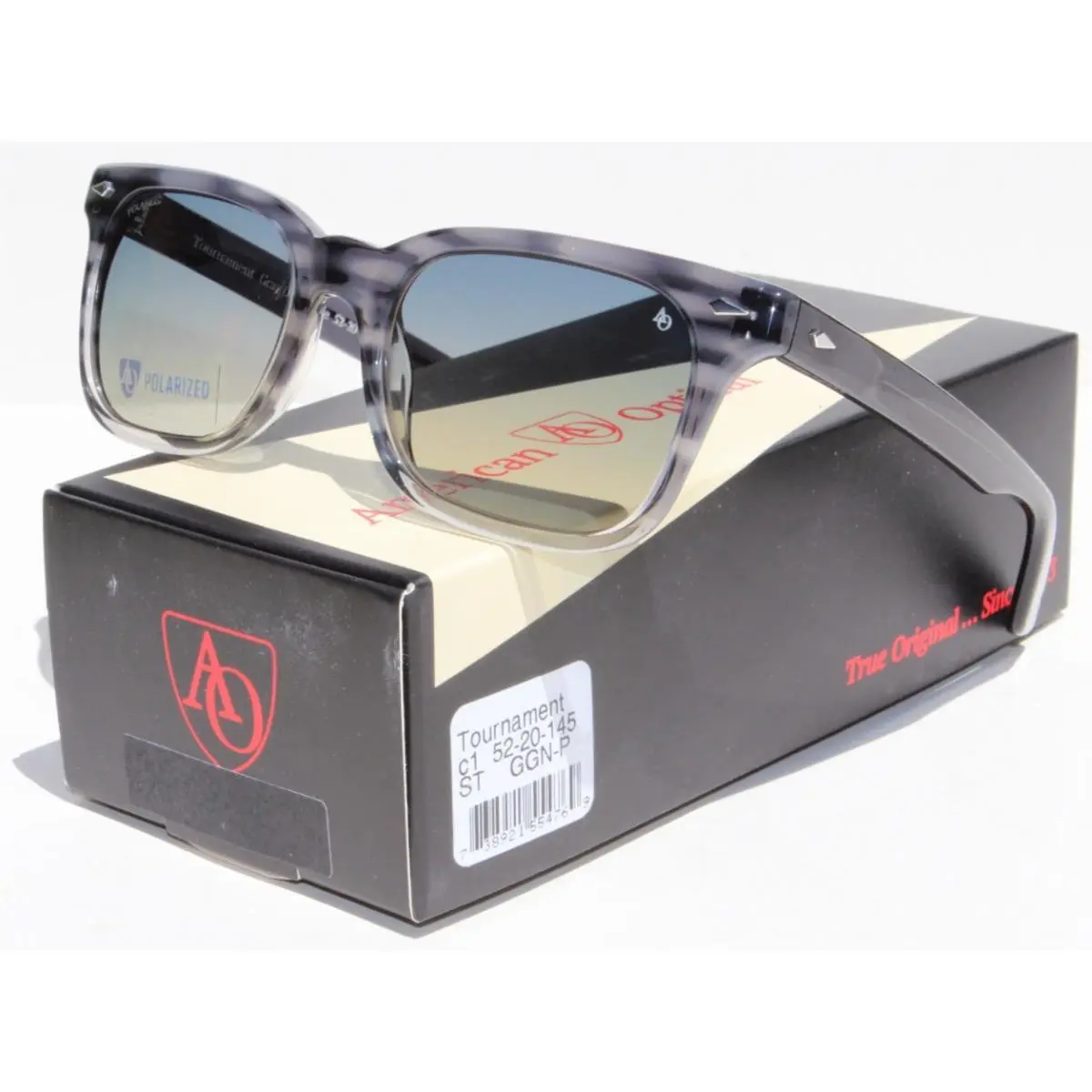 Tournament Polarized Sunglasses Demi Fade/gray ST Ggn-p by American Optical