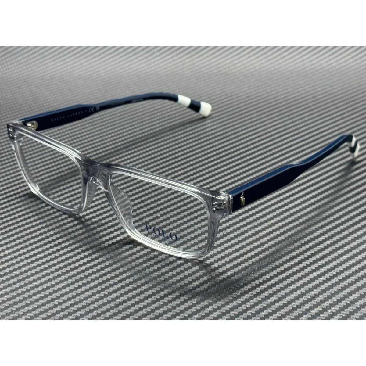 Polo Ralph Lauren PH2302U 6317 Shiny Grey Men`s 57 mm Eyeglasses