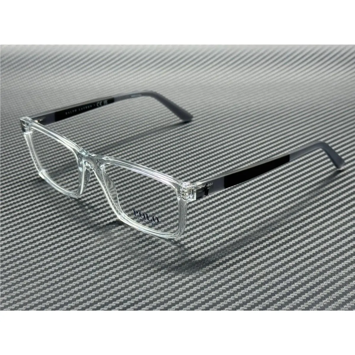 Polo Ralph Lauren PH2212 5869 Shiny Crystal Men`s 57 mm Eyeglasses