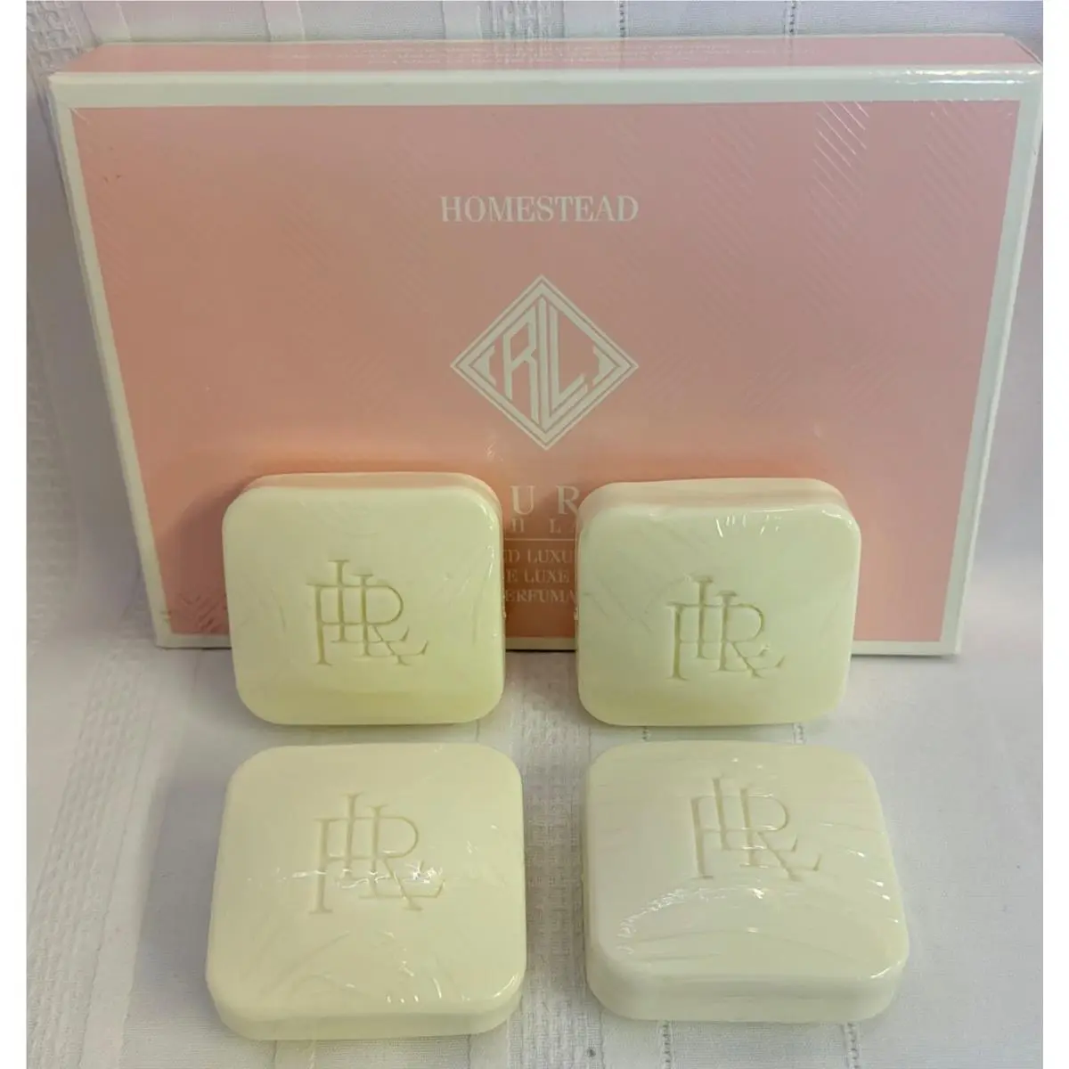 Ralph Lauren Homestead Scented Luxury Soaps Four 4 Soap Bars