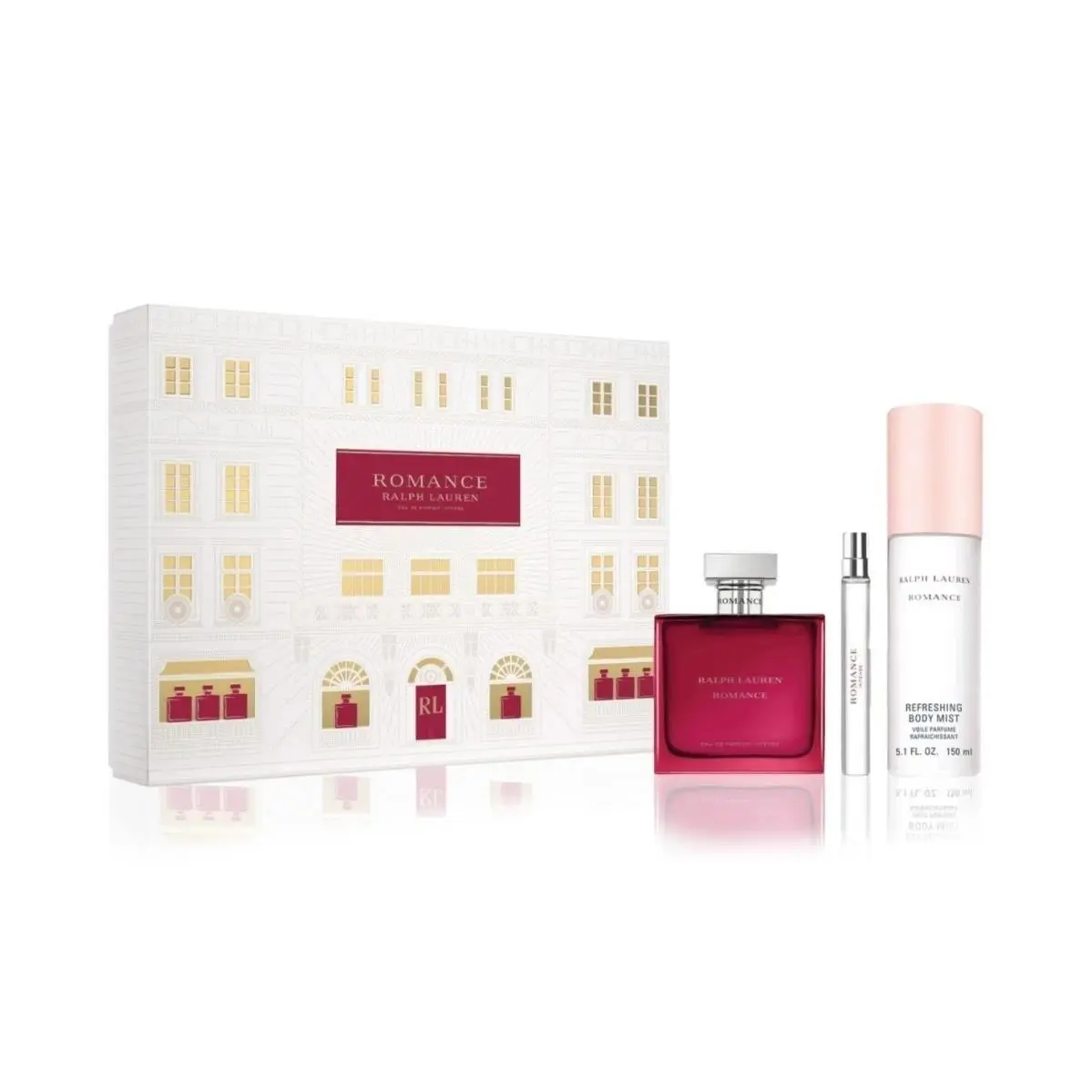 Ralph Lauren Romance Intense Eau De Parfum 3Pc Gift Set 3.4 oz For Women
