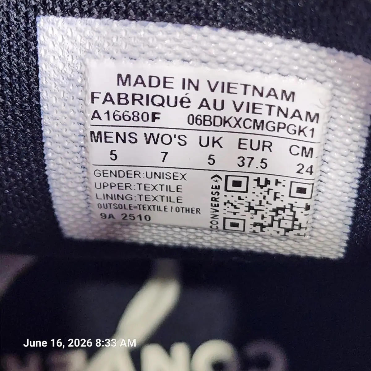 Converse shoes - It`s Okay To Wander - Okay Wander - A16680F - Black (UPC: 194435904054) 4
