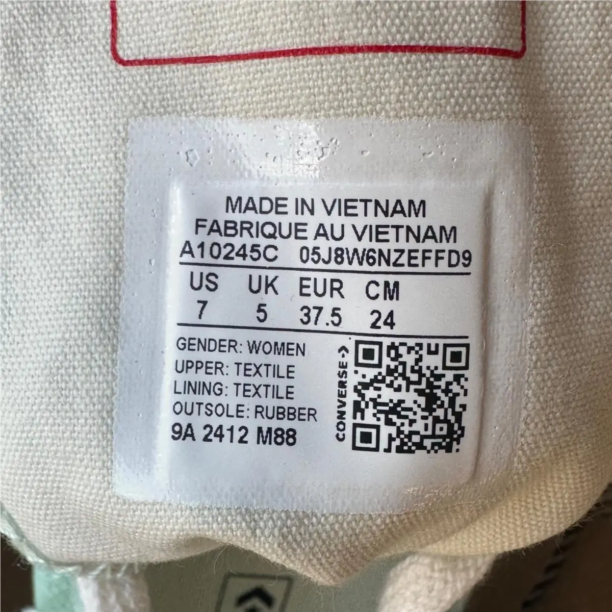Converse shoes - Chuck 70 Hi - Chuck - A10245C - Green (UPC: 194434913491) 10