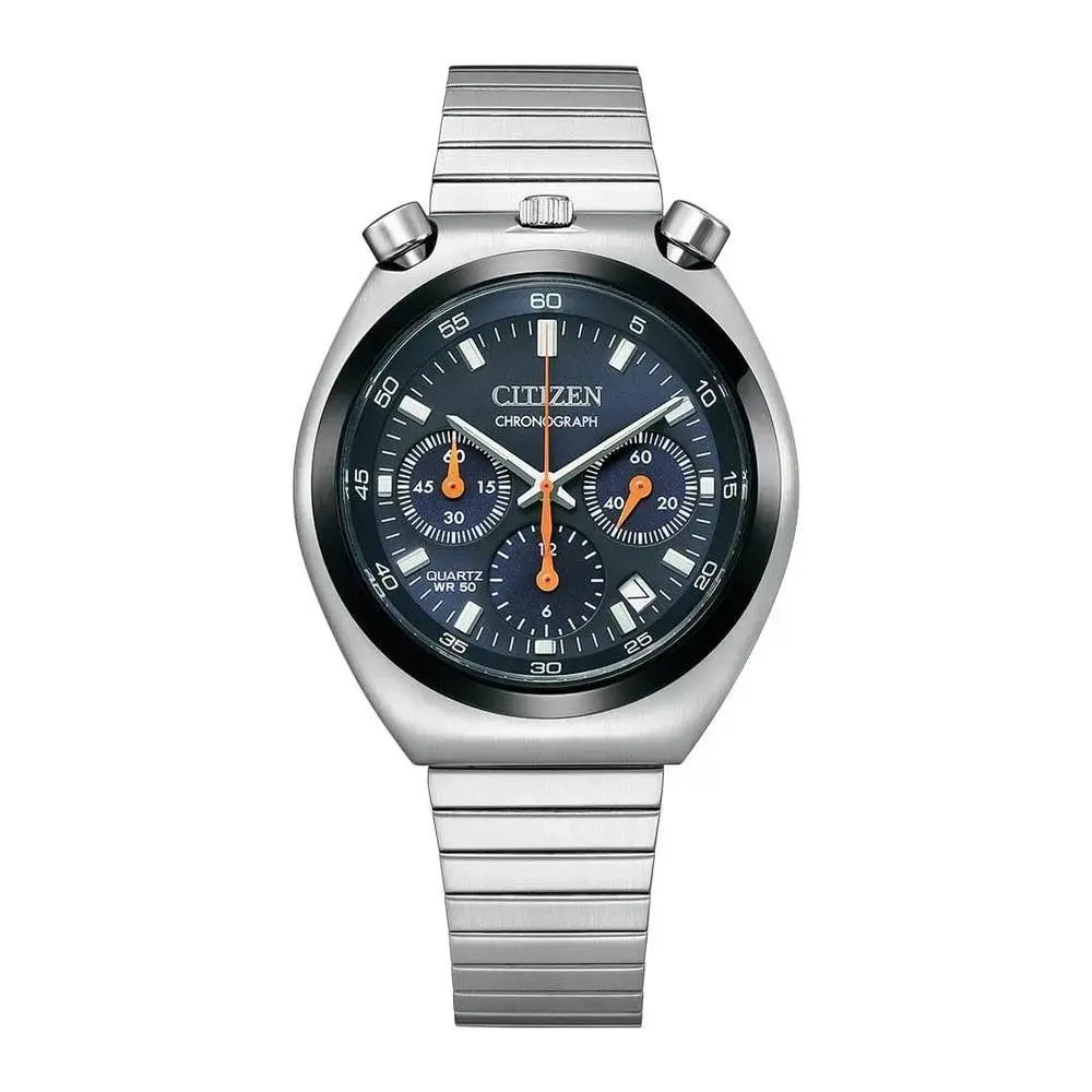 Citizen Record Label Tsuno AN3660-81L Bullhead Chronograph -leather Barton Strap