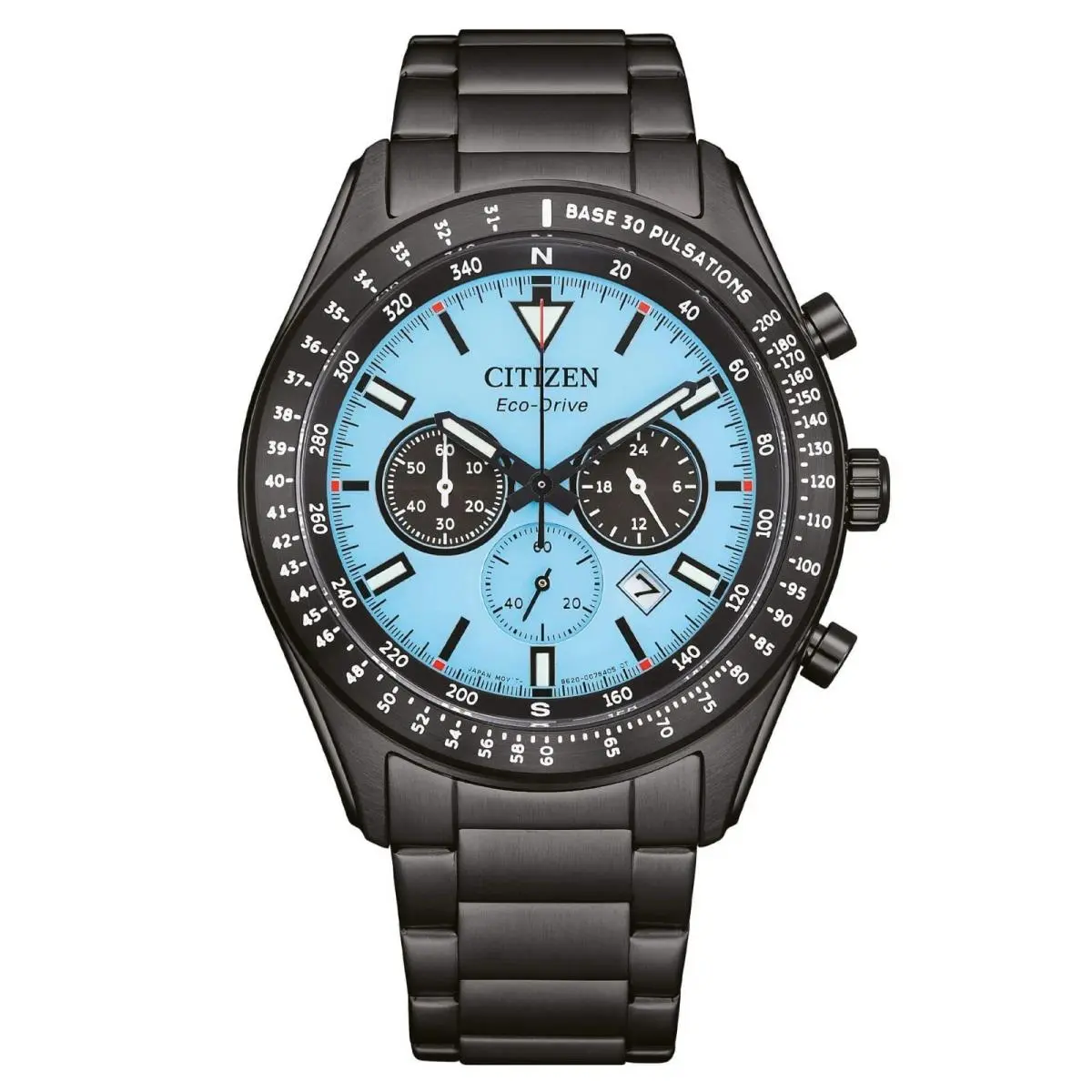 Citizen Eco-drive Rescue Chrono Light Blue Dial Men`s Watch CA4605-85L