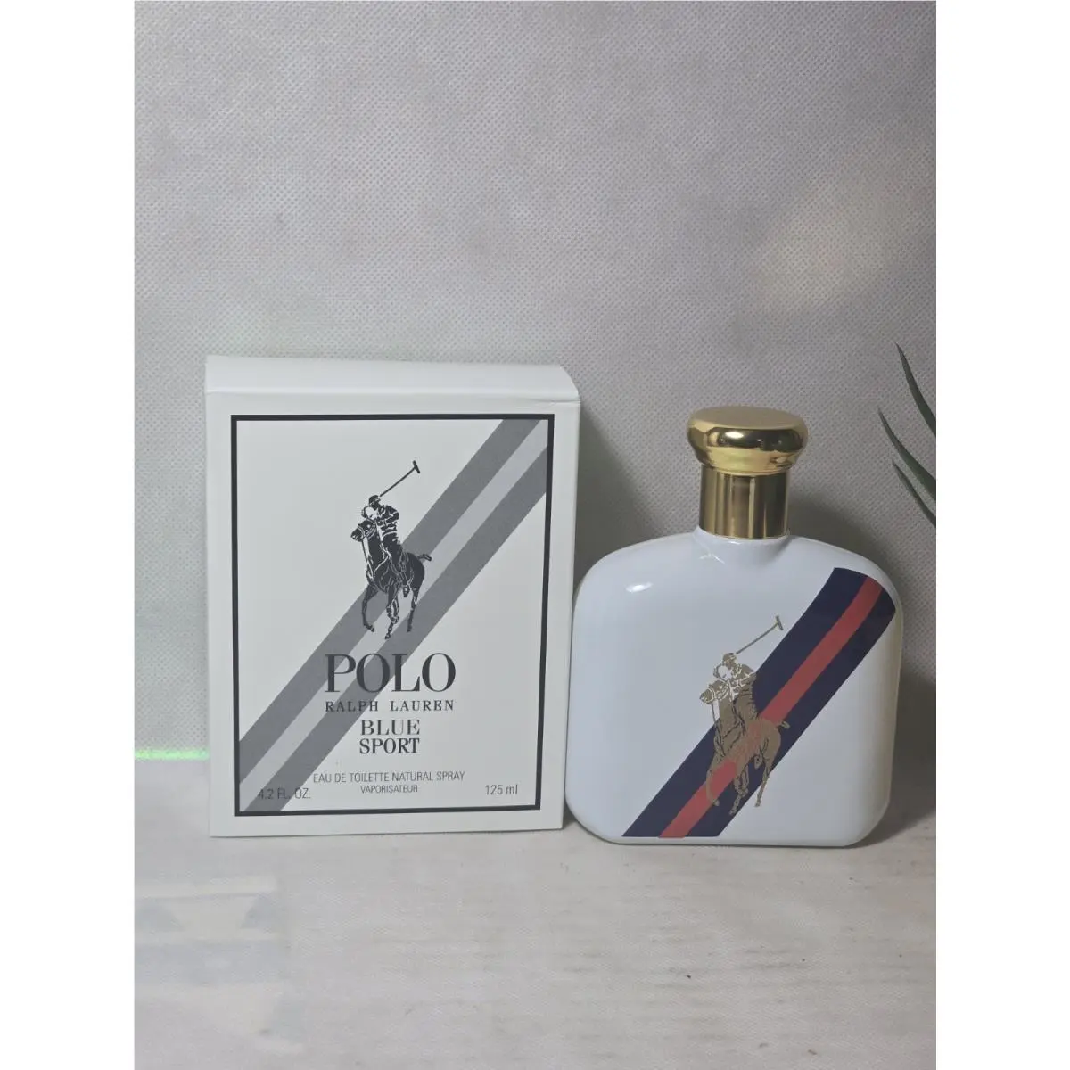 Tster Men Ralph Lauren Polo Blue Sport Eau de Toilette 4.2oz-125ml /