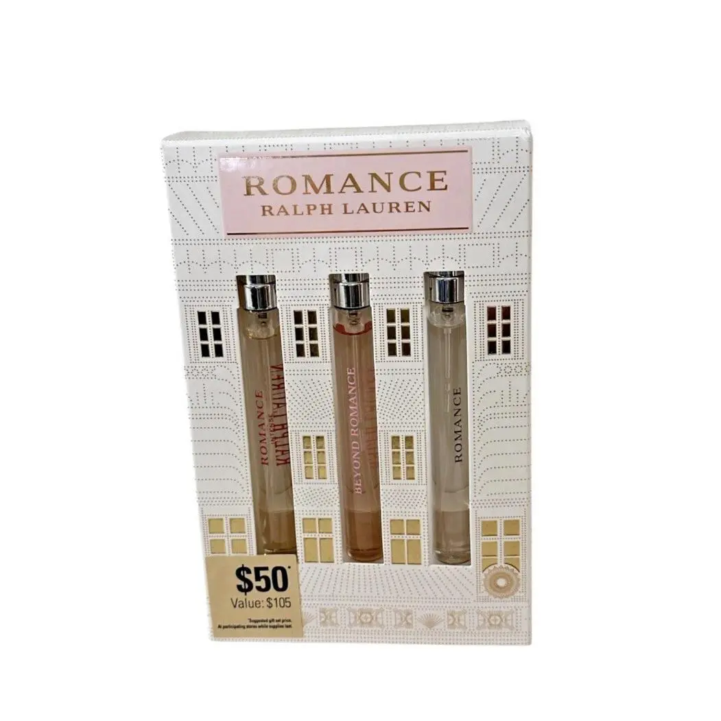 Romance by Ralph Lauren Gift Set For Women 3 Piece Gift Set - 0.34 Oz Romance
