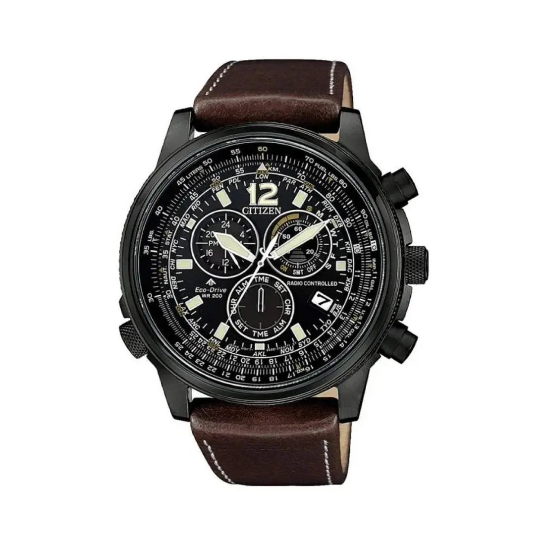 Eco-drive Watch Radio Controlled Model No. CB5865-15e by Citizen