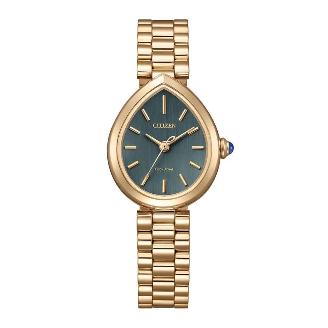 L Rainell Eco-drive Women`s Green Quartz Watch EM1203-57X by Citizen