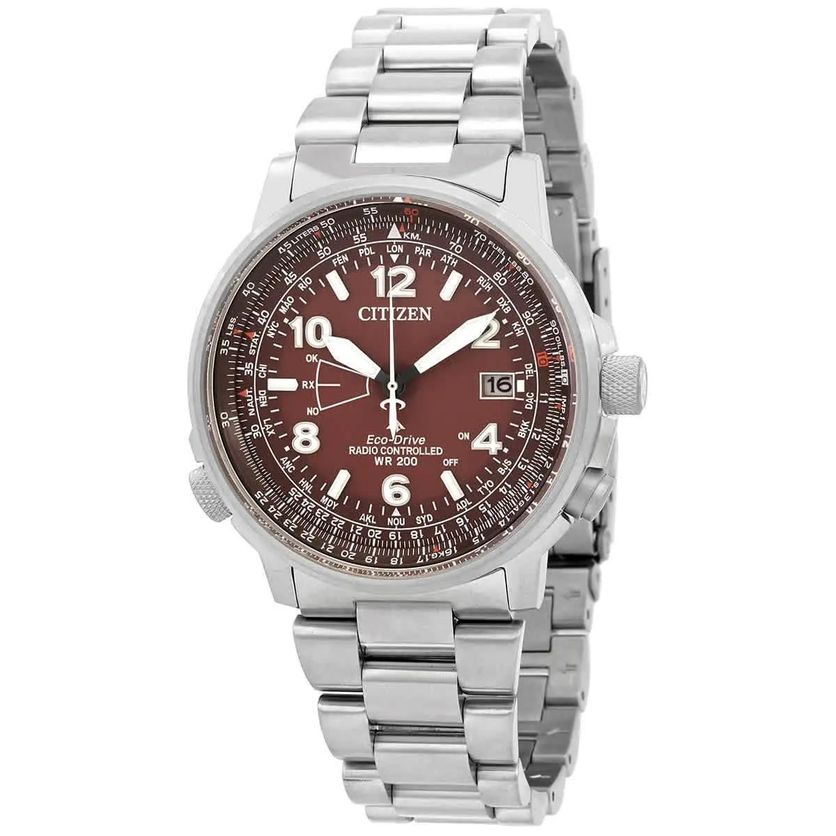 CB0241-85X Burgundy Dial 42.4 mm Men`s Watch by Citizen