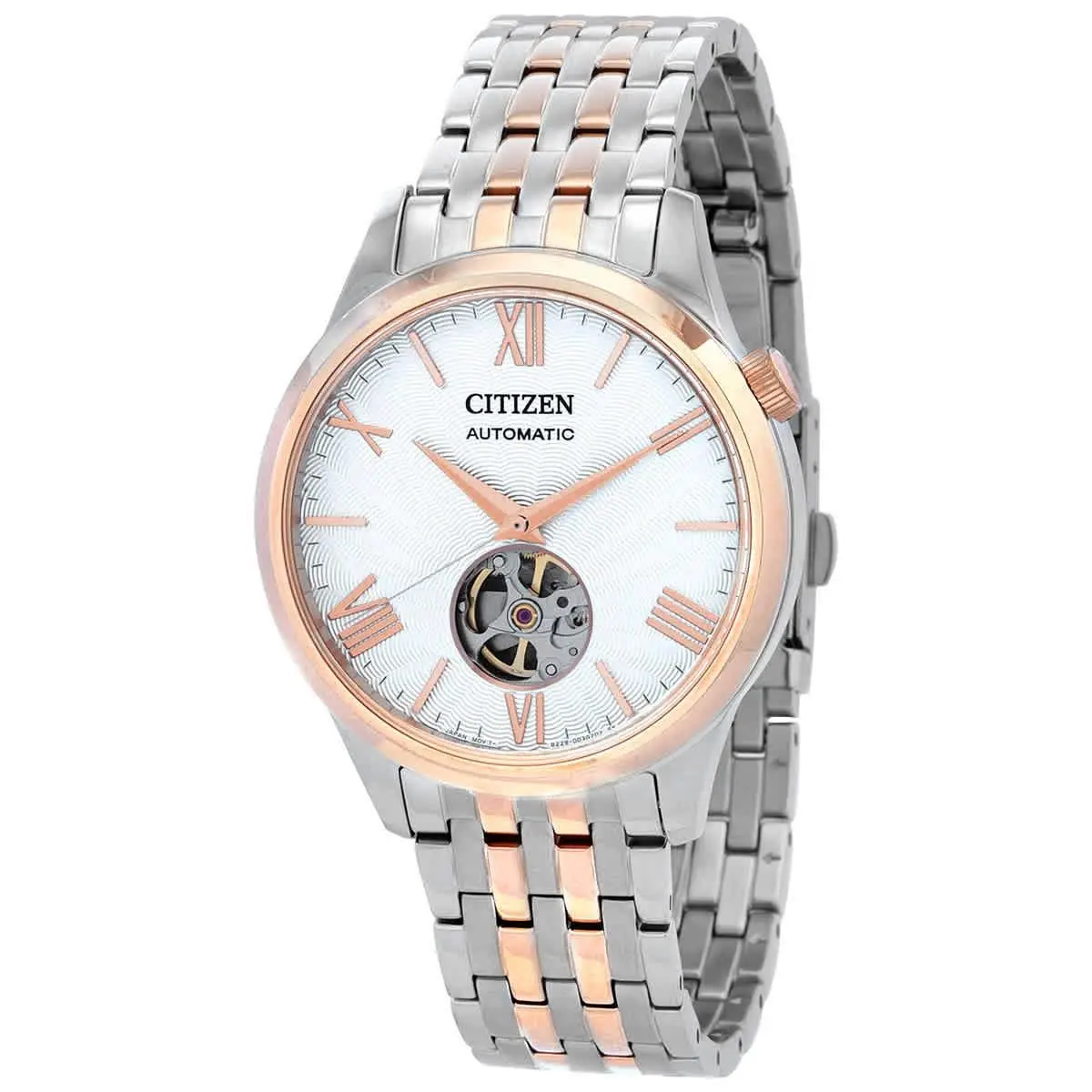 Automatic White Dial Two-tone Men`s Watch NH9136-88A by Citizen