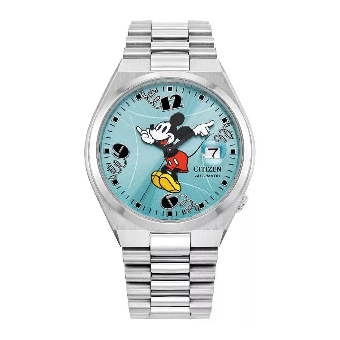 Citizen Unisex Tsuyosa Mickey Mouse Automatic Blue Dial Watch NJ0156-50L